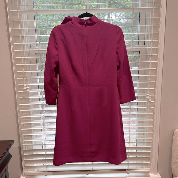 Eliza J Bow Neck Crepe Shift Dress - Picture 5 of 5